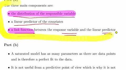 Generalized Linear Models - Introductory Definitions