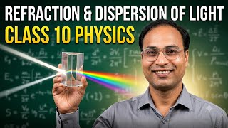 Refraction and Dispersion of light class 10 physics