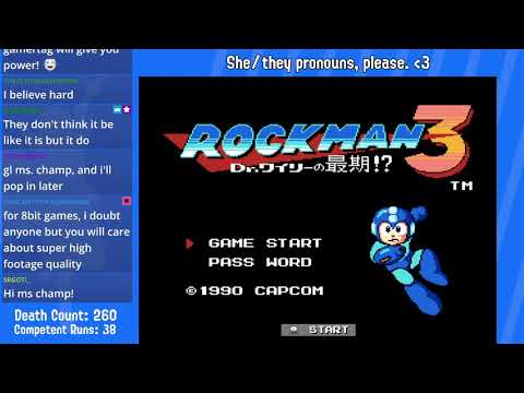 VG Myths Live - Rockman 3 Damageless Attempts *YEAR 3, DAY 1*