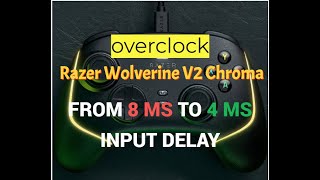 overclock Razer Wolverine V2 Chroma controller [reduce latency spikes]