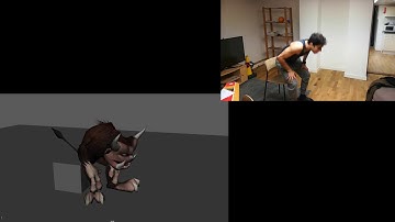 Glark Animation Test 1 - Sit on a box with Reference Video