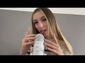 Asmr  mic scratching and tapping with mouth sounds no talking