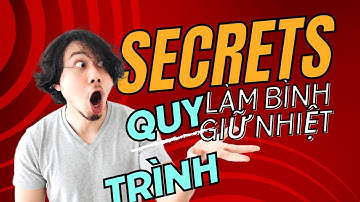 Quy trình sản xuất bình giữ nhiệt - Quà tặng bình giữ nhiệt in logo. #quatangbinhgiunhiet