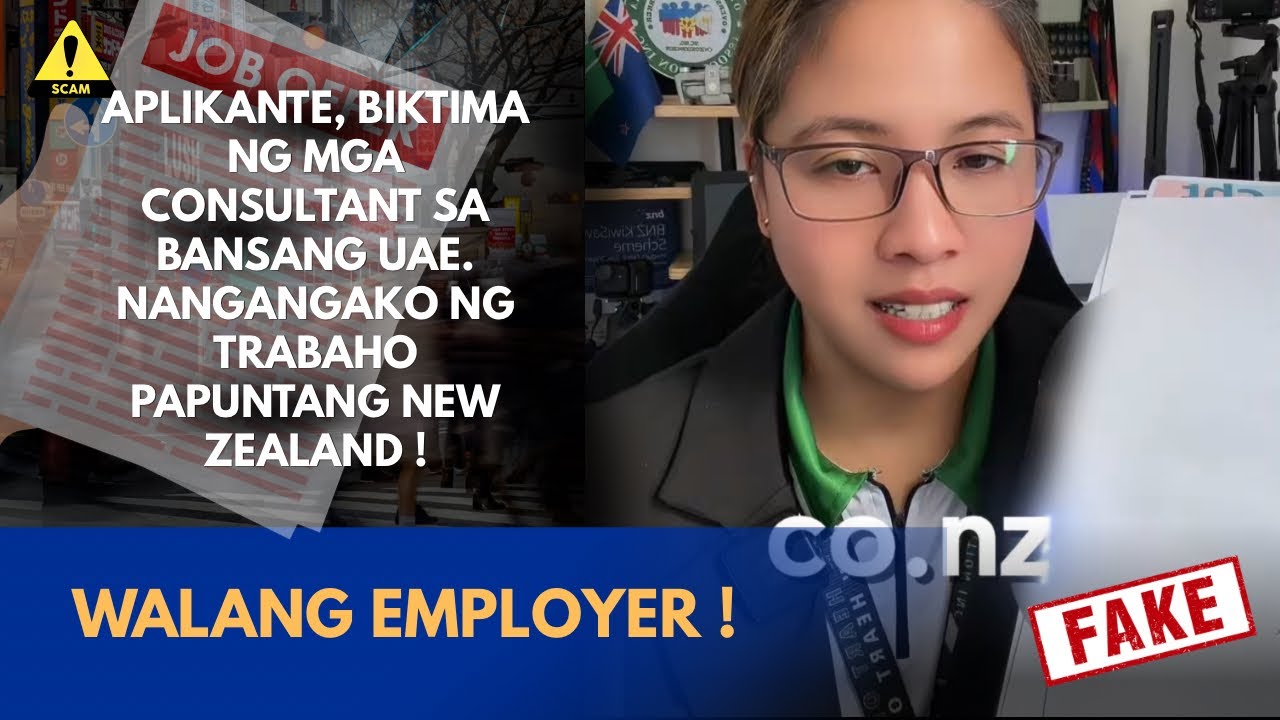 MARAMI NG NABIKTIMA ANG NAG PAPANGGAP NA CONSULTANT SA UAE NAG AALOK NG TRABHO SA NEW ZEALAND !