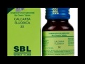 Homeopathy biochemics salts calcarea fluorica