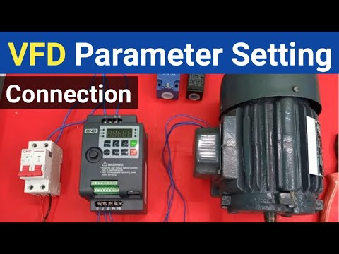 Variable Frequency Drive Connection and Parameter Setting in Hindi |VFD के parameter