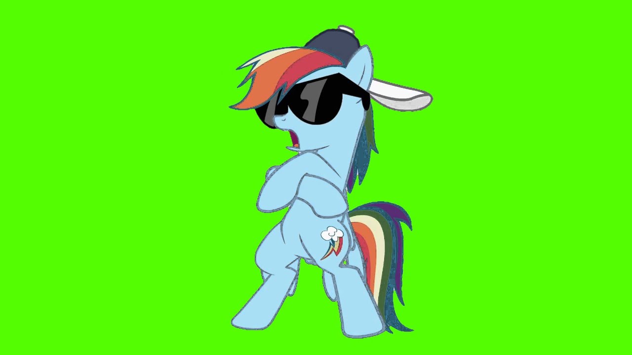 Rainbow Dash: "...And, Radicalness!" - Green Screen Ponies