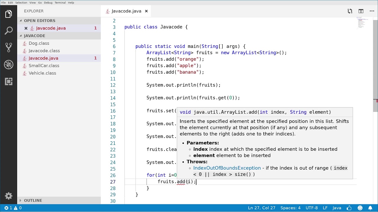 6 Array lists, files and exceptions - YouTube