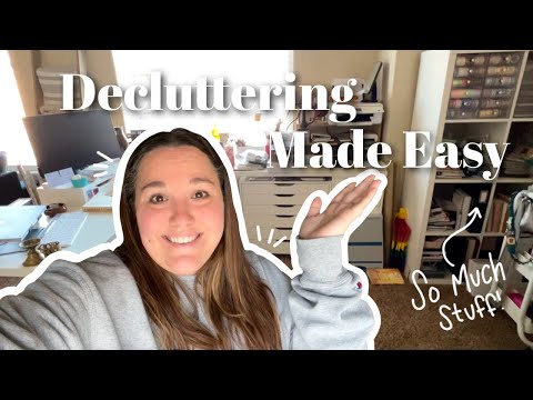 Craft Room DECLUTTER // 5 steps to declutter your home + tips on best declutter practices