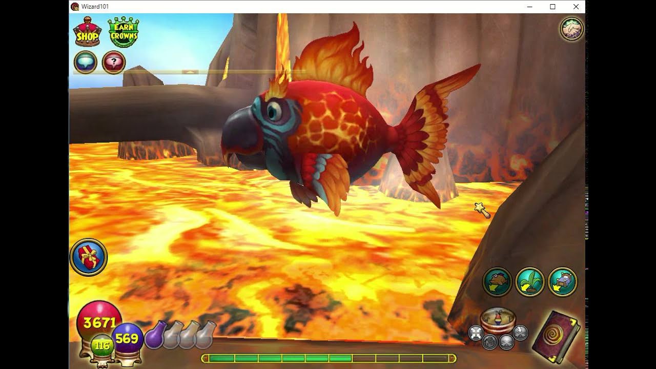 Wizard101 Fishing P2 Catching Heat YouTube