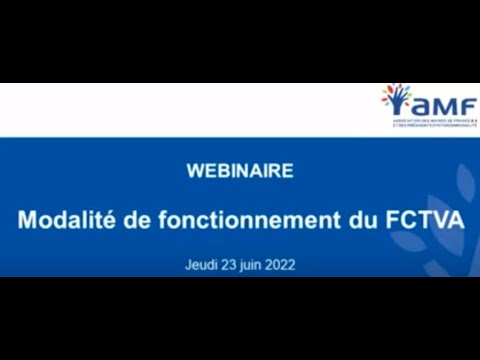 Webinaire FCTVA avec la DGCL et la DGFiP