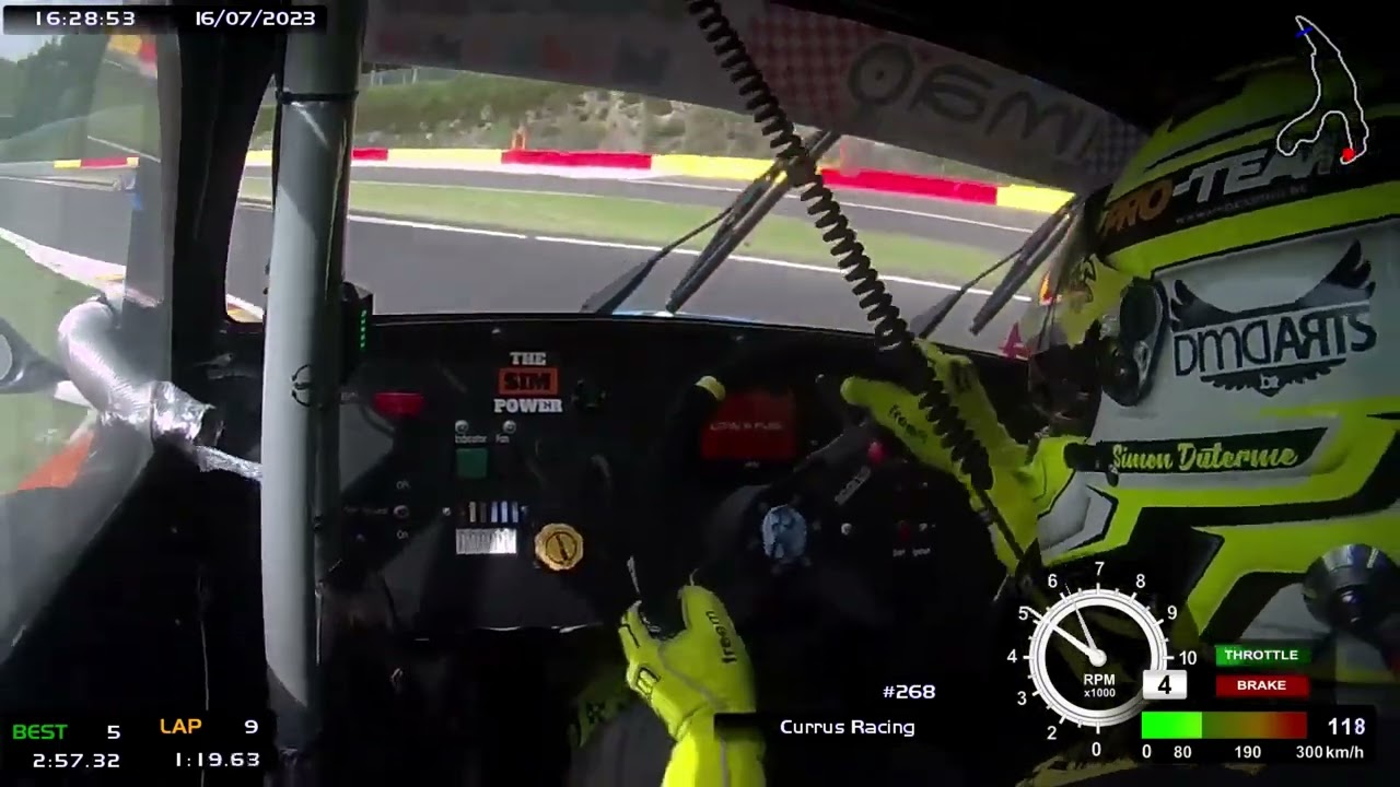 VW FunCup Evo3 - 25h de Spa 2023 - Onboard (pluie et sec)