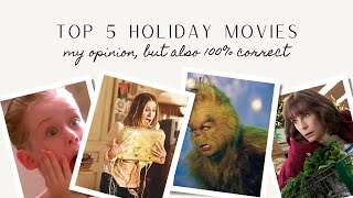 Top 5 Holiday Movies | Vlogmas day 5