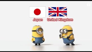 Japanese police cars vs United Kingdom police cars