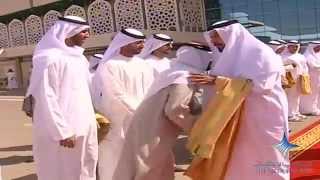 Khalifa seen off by Mohammed bin Rashid