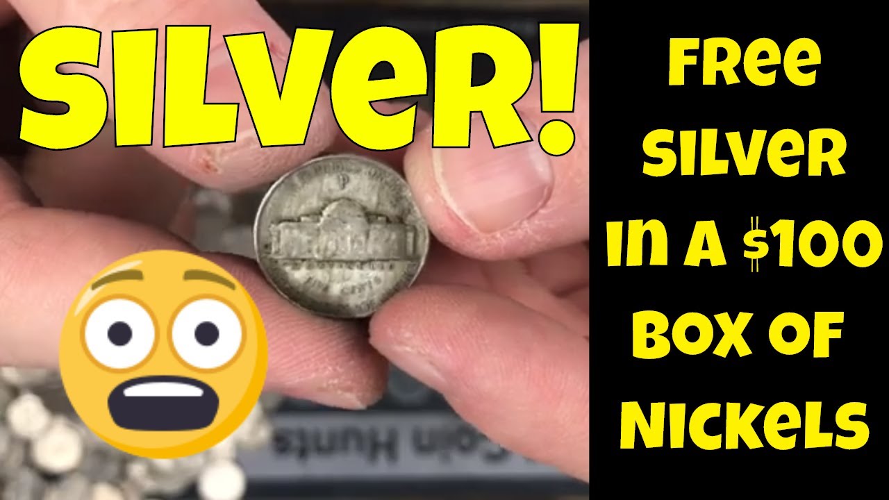 Silver Nickel Box! Coin Roll Hunt of a 100 Box of Nickels YouTube