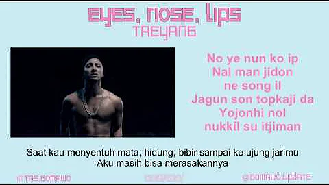 TAEYANG- EYES, NOSE, LIPS [MV, EASY LYRIC, LIRIK INDONESIA]