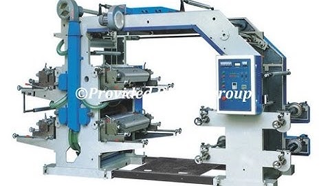 4 color Non Woven Fabric Flexo Printing Machine
