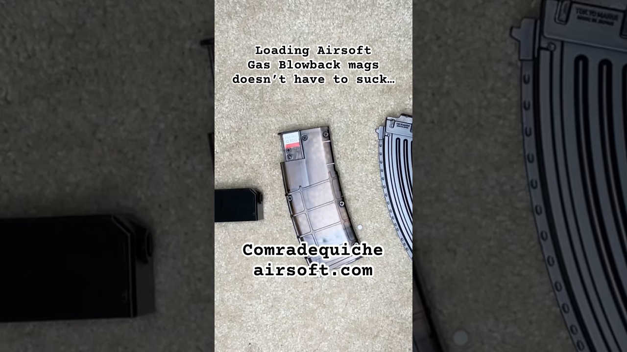 Do airsoft manufacturers simply WANT you to bruise your little finger tips while loading their mags?