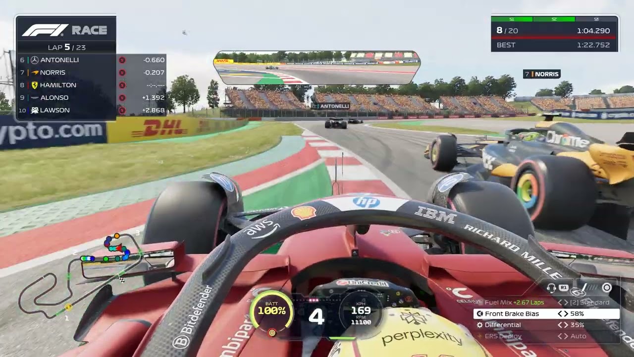 Formula 1 Lewis Hamilton Ferrari | Spanish Grand Prix | Ultra Realistic - F1 25 Gameplay.