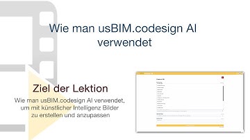 Tutorial zu usBIM.codesign AI – Einführung in die Anwendung – ACCA software