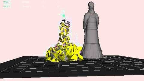 Sanjay Sen Statue Shatter Practice Maya Test 2