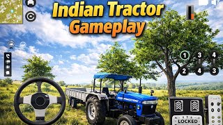Indian Tractor Simulator 🚜 Farming Mission | Village Tractor Driving Gameplay  screenshot 5