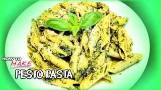 طرز تهیه پاستای پستو ایتالیایی با سس پستو خانگی |  How To Make Italian Pesto Pasta