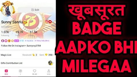 Likee app new badge | Likee app mai badge kese milta hai | Likee app mai Profile background badge