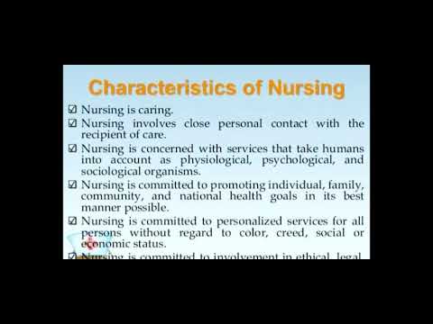 वीडियो: एक नर्स की विशेषता क्या है?