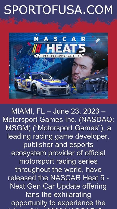 Nascar Heat 5 Next Gen Dlc Key NASCAR Heat 5 Next Gen Car Update (2022) DLC Released #shorts - YouTube