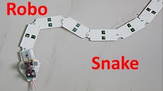 How to make a Snake Robot at home - DIY Robot