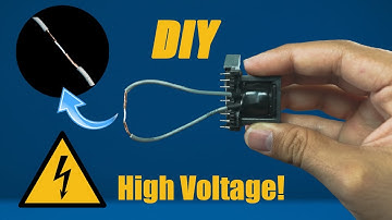 How to Build a 40,000V High Voltage Generator at Home | DIY HV Transformer Tutorial