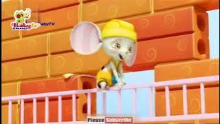 Mice Builders | Nursery Rhymes And Kid Songs |  @babykidstv1