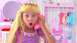 Alice dress up as Real Princess and going to a Birthday Party
