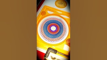 amazing spirograph design!! #shorts #satisfying #relaxing #shortvideo #ytshorts #art #design #viral