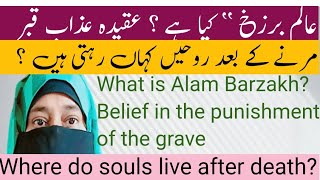 What is Alam Barzakh? Belief in the punishment of the grave| Where do souls live after death?| برزخ