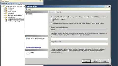 Implementing a Data Warehouse with SQL Server 90 Creating the SSISDB Catalog   YouTube