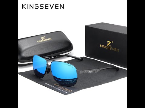 Kingseven 2021 брендовые мужские алюминиевые солнцезащитные очки поляризованные Uv400 зеркальные