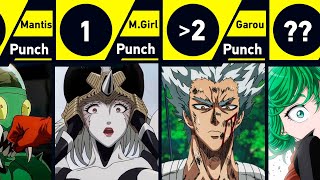 How Many Punches Did Saitama Throw to Defeat ___?