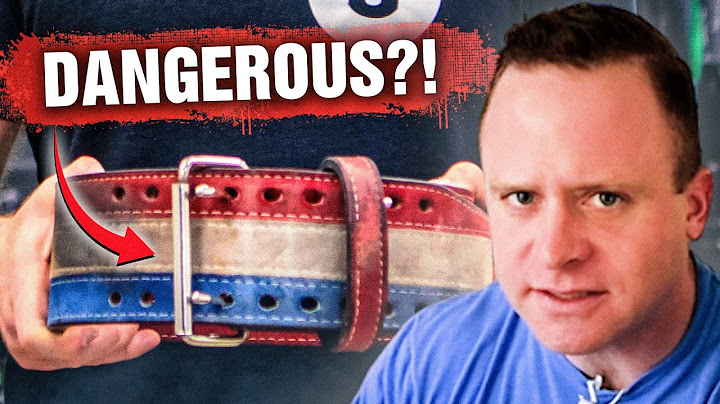 Are Weight Lifting Belts DANGEROUS?!