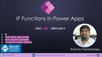 IF Functions in Power Apps
