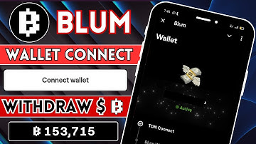 Blum Airdrop Wallet Connect | Blum Connect Ton Wallet | $BLUM Withdraw 🤑 | Full Details Video