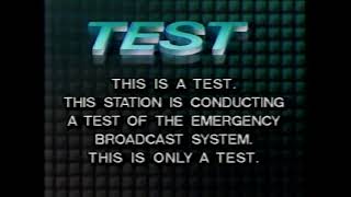 Wbz-4 Boston - Emergency Broadcast System Test 1993