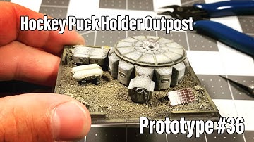 Hockey Puck Holder Mars Outpost - Prototype #36