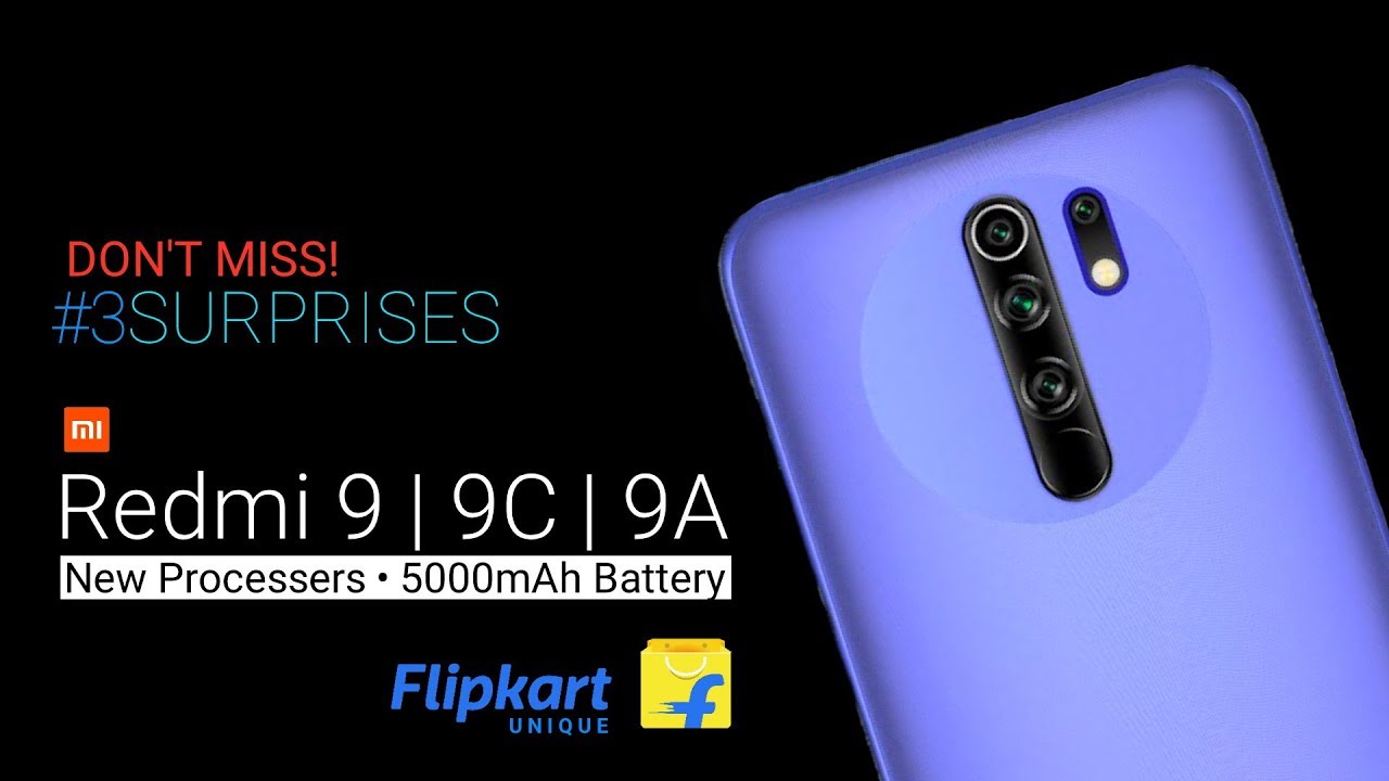Redmi 9, Redmi 9A, Redmi 9C First Look - Specifications, Launch, Price in India Revealed