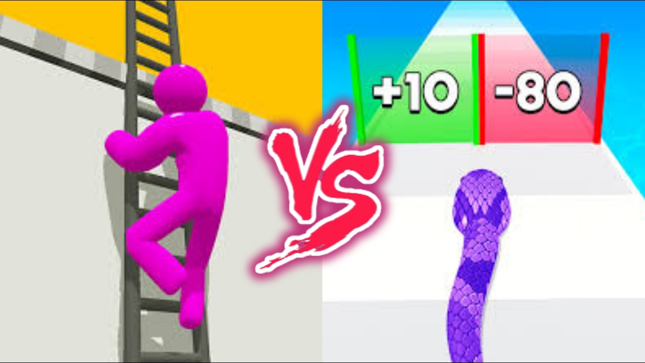 Ladder Master VS Snake Run Race- All Levels SpeedRun Gameplay Android iOS Ep1