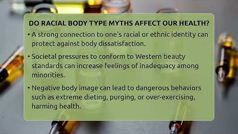 Do Racial Body Type Myths Affect Our Health? - Inside Body Image