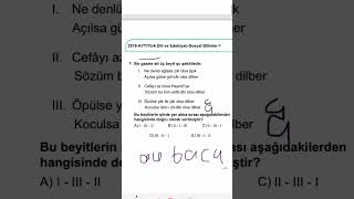 Gazel Nasıl Kafiyelenir . Çıkmış Ayt Sorusu . Kolay Yol .