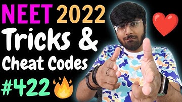 NEET 2022🔥| Intelligent Guessing❣️| Tricks & Cheat Codes #422 [ Exclusive Course In Description ]